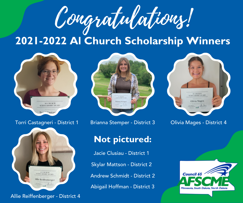 Scholarship winners