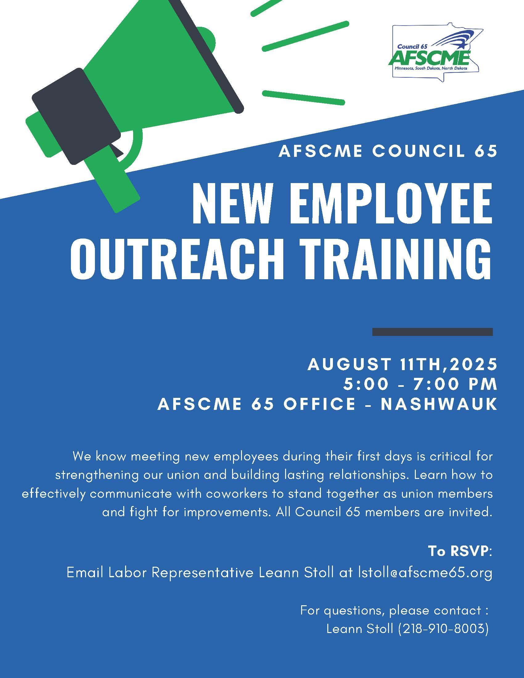 Training Flyer