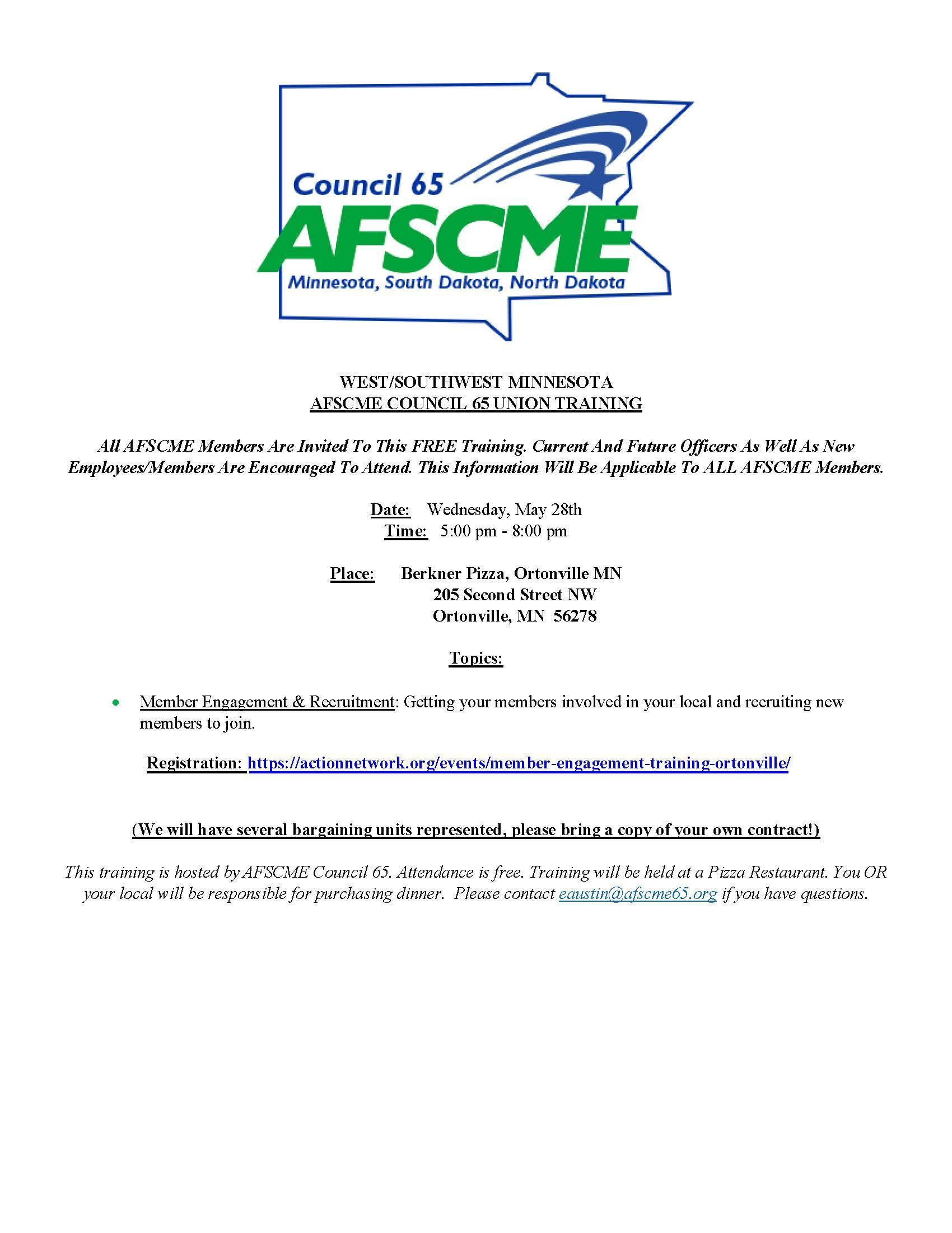 Training Flyer