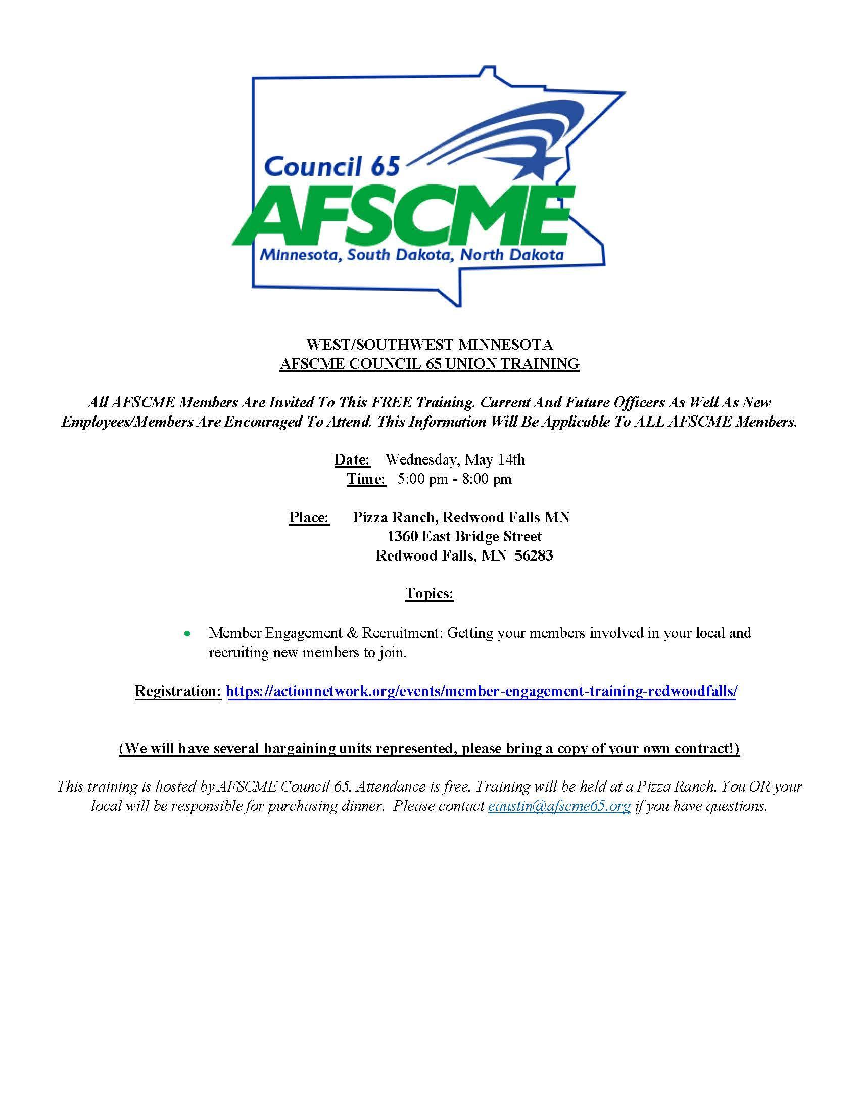 Training Flyer
